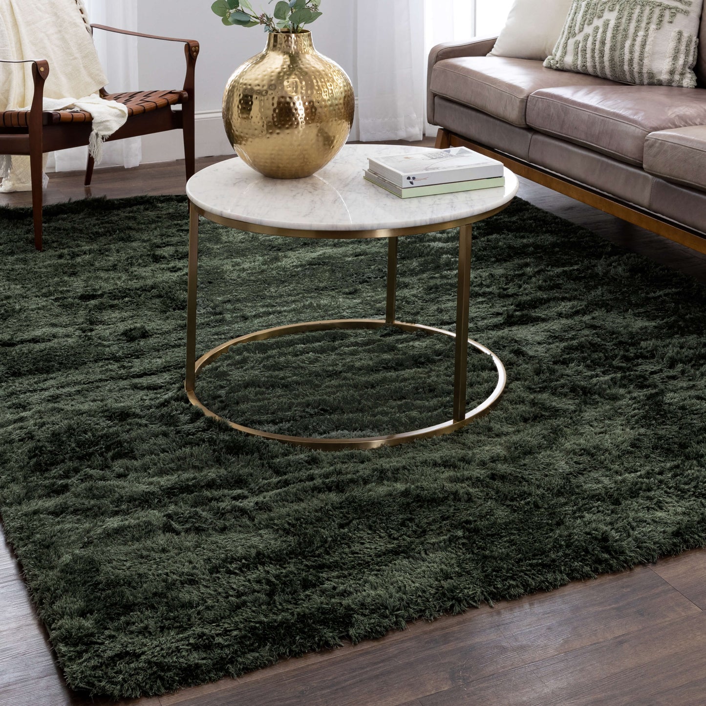 Billow Shag Olive