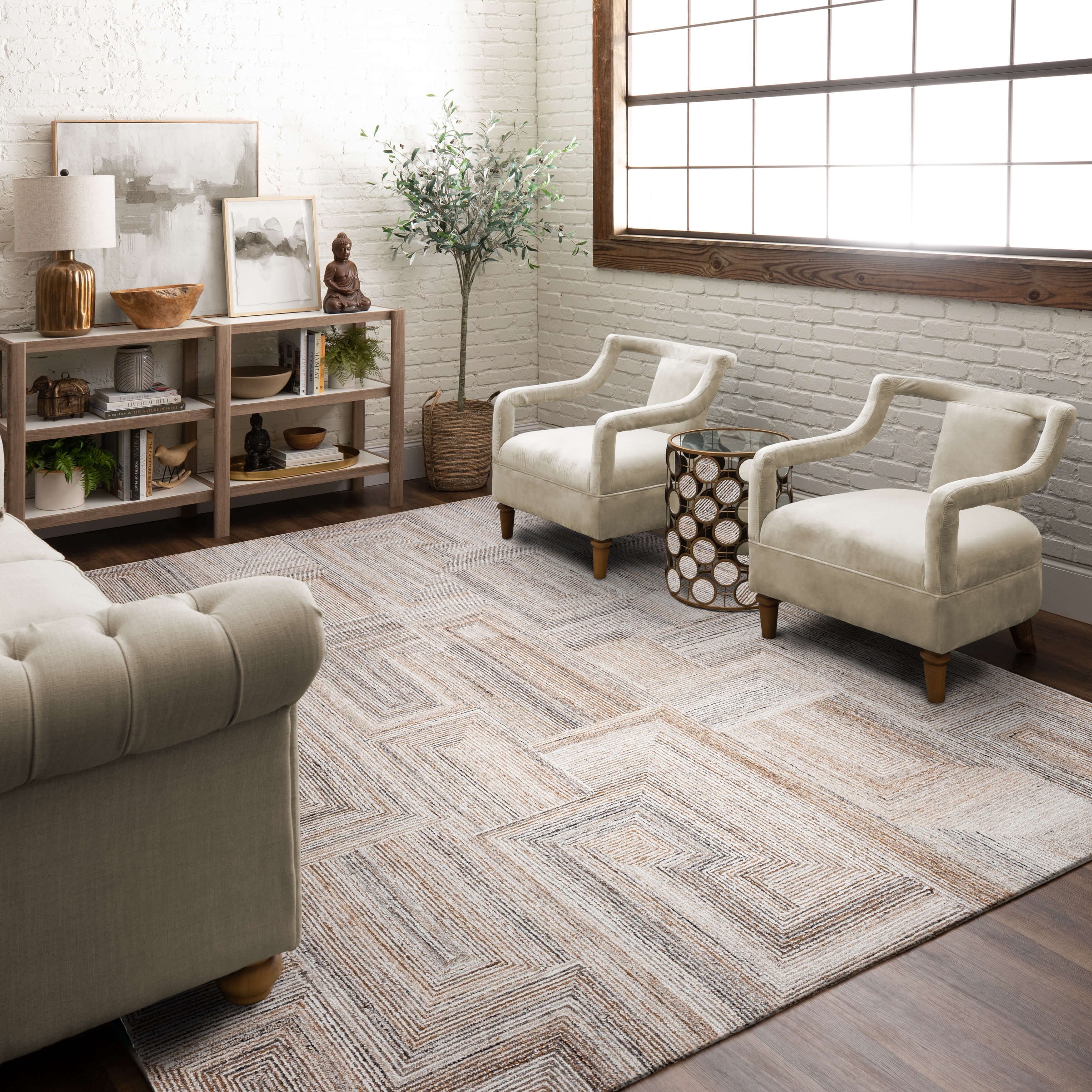 R ベージュオークル20 Forsyth Park Cloverdale Beige Steel – Karastan Rugs