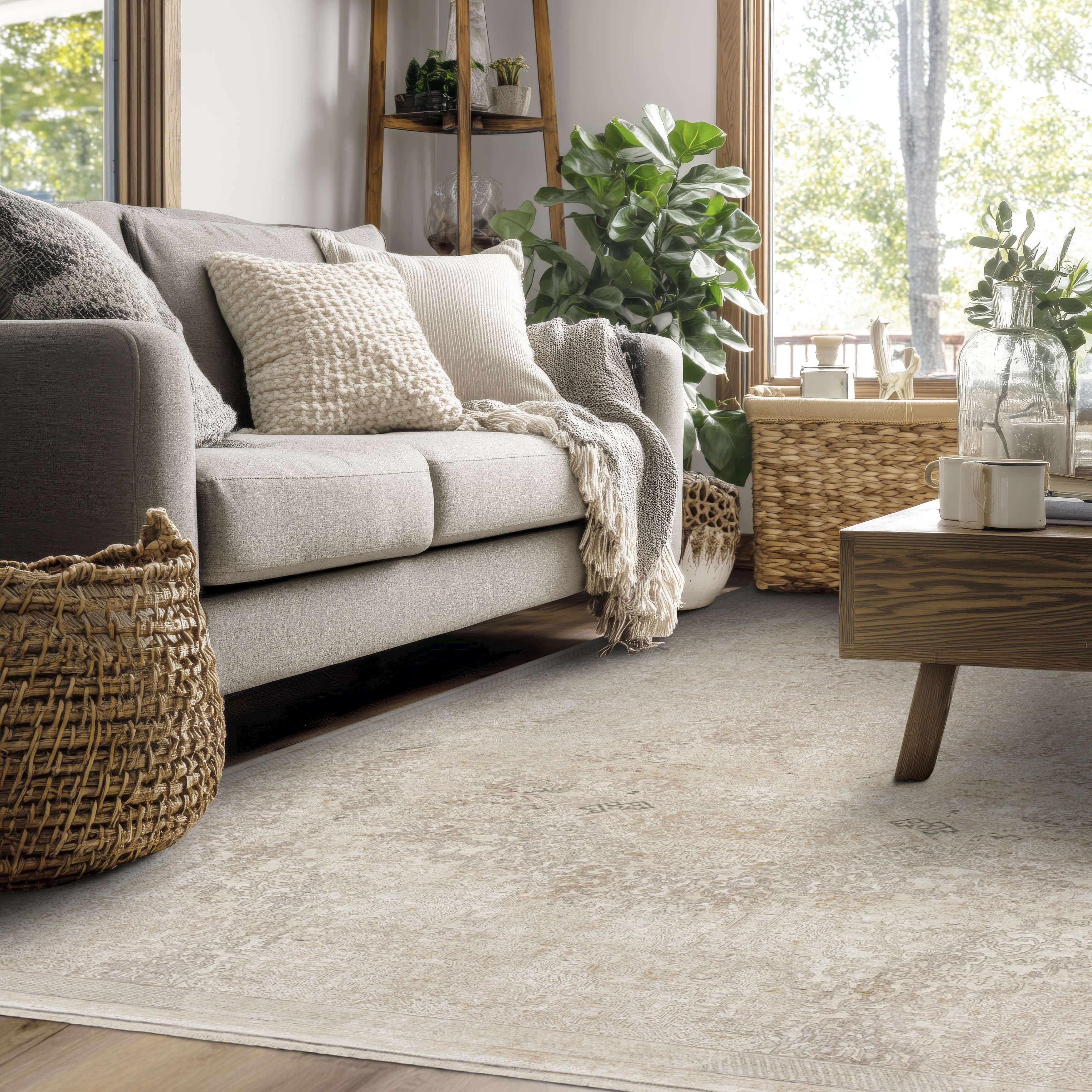 Surrey Hills Grinstead Flaxen Beige – Karastan Rugs