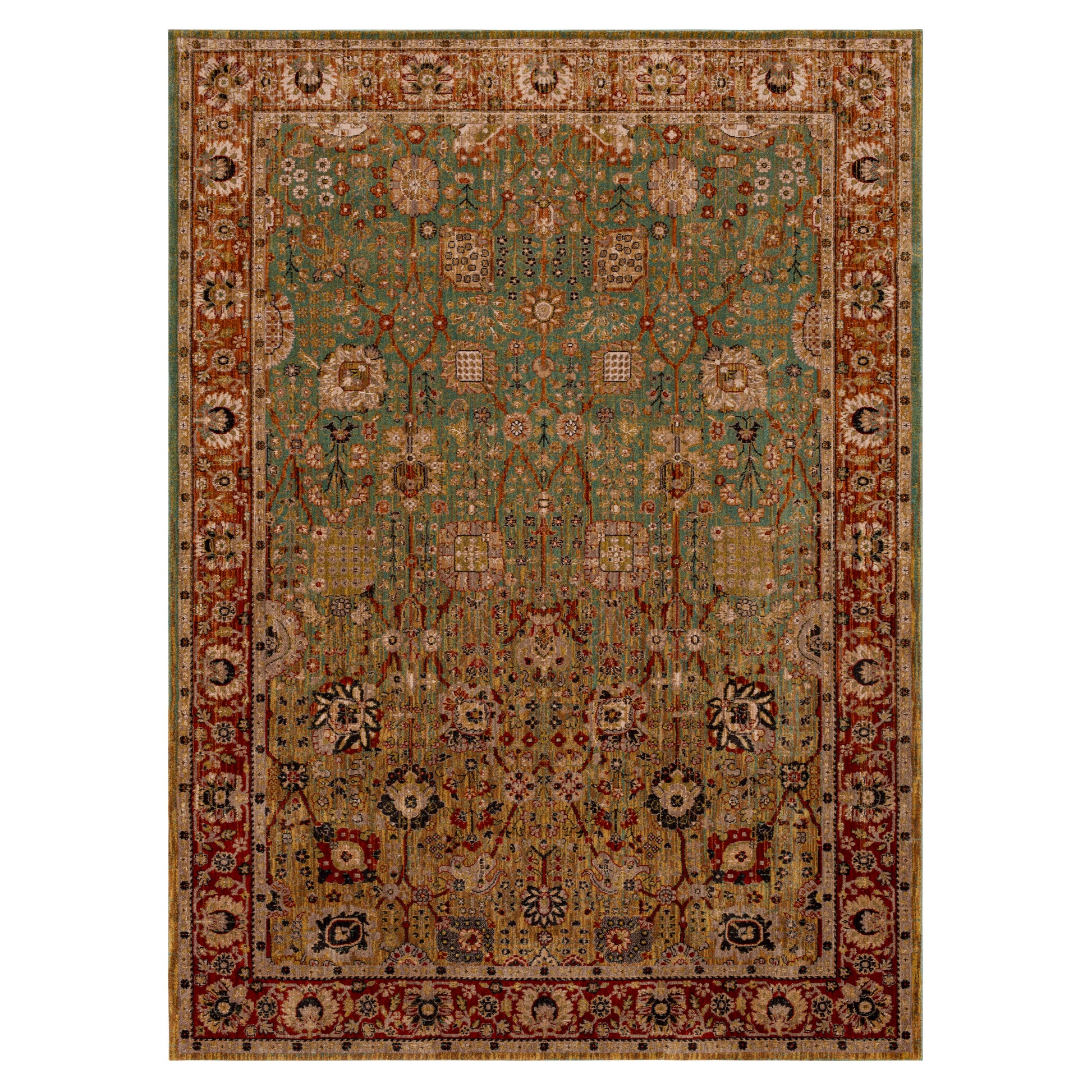karastan spice market myanmar tobacco 8' x 11' Area Rug making it a standout centerpiece in your living room Karastan Spice Market Petra Charcoal