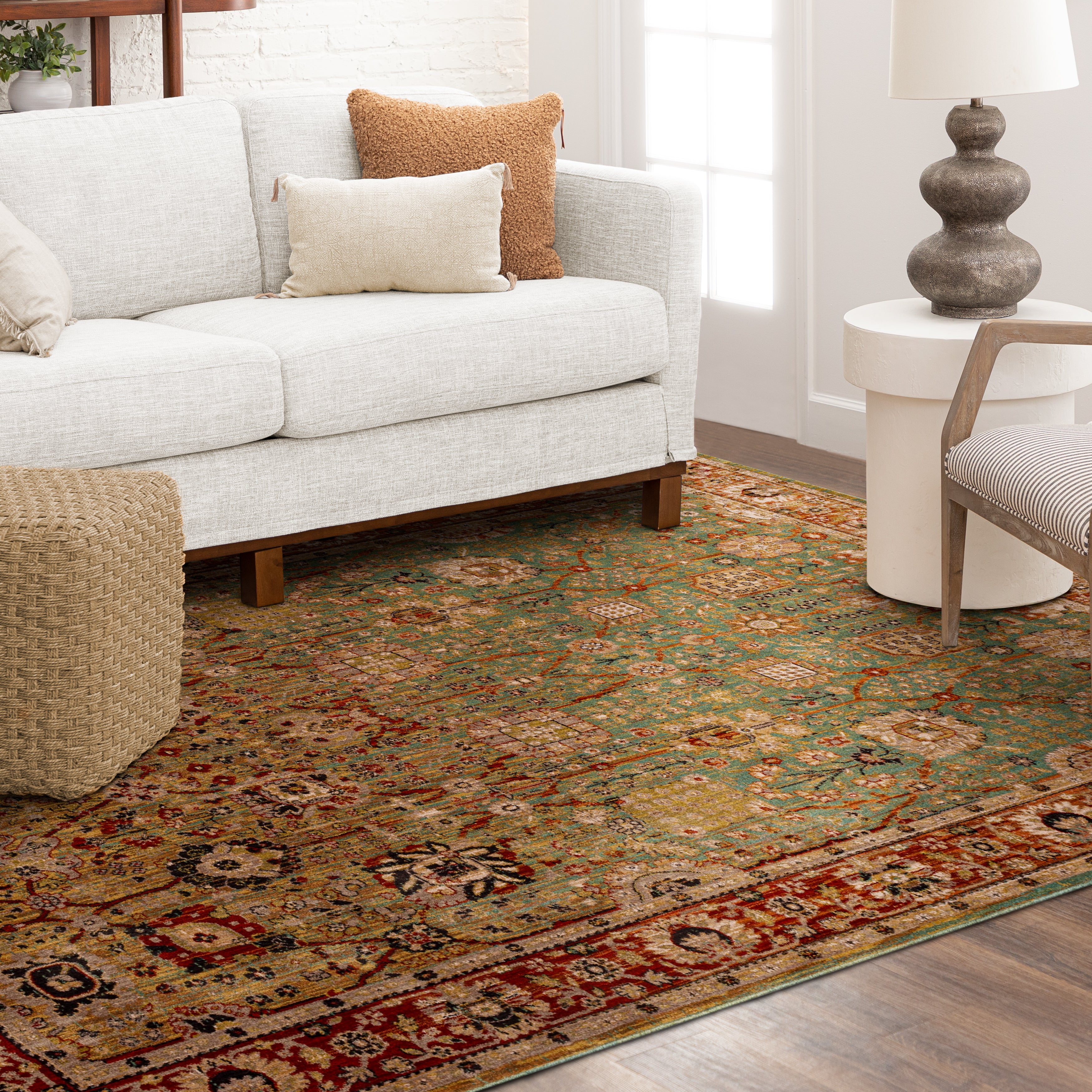 Spice Market Myanmar Aquamarine – Karastan Rugs
