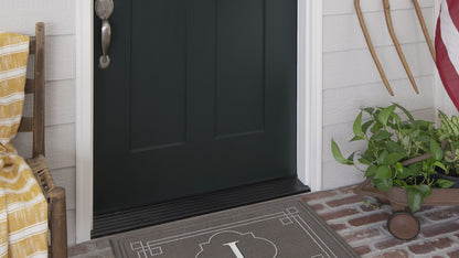Textured Entry Flagstone Monogram J Multi