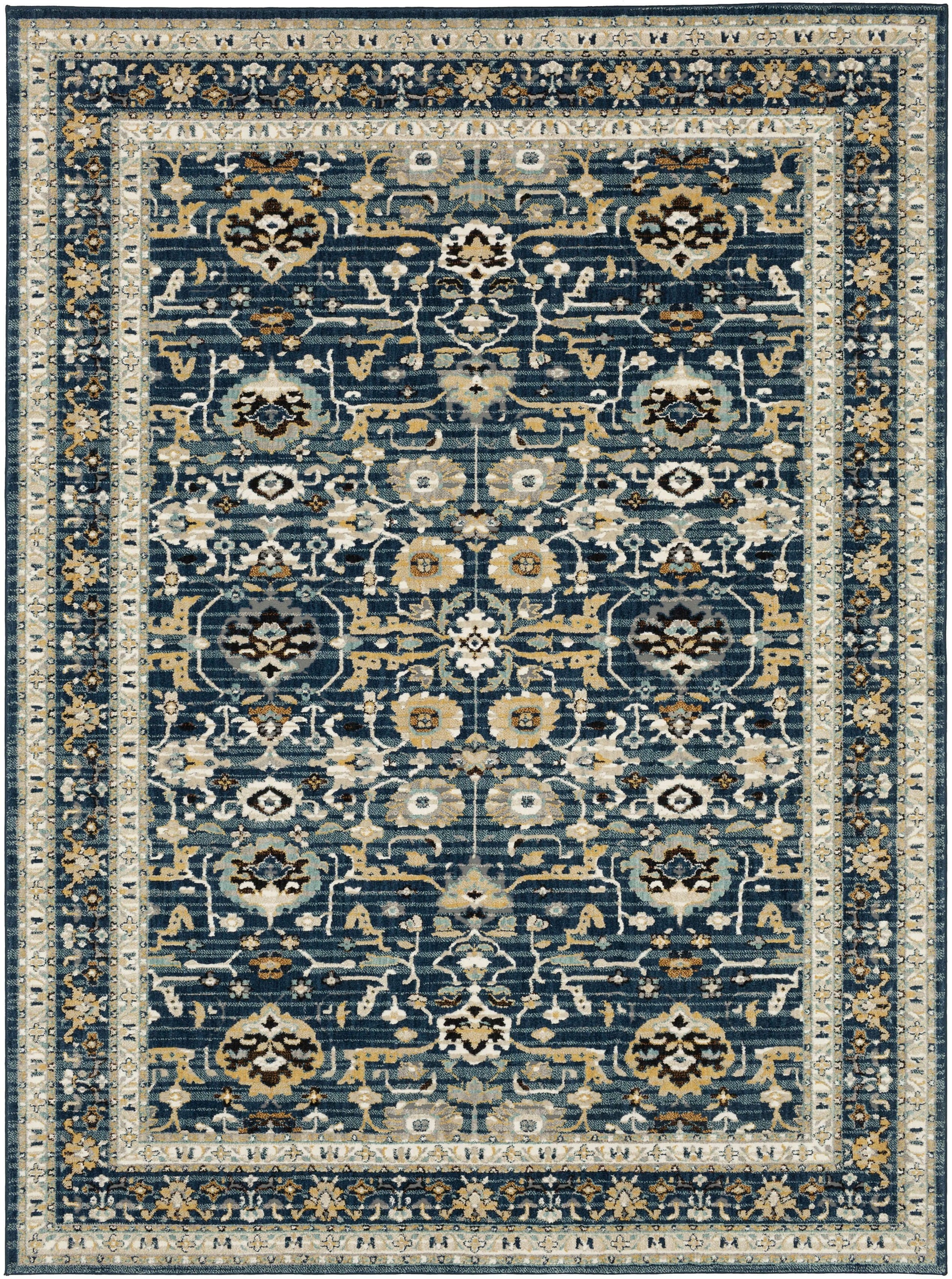Karastan Zephyr Amphora Majolica Blue