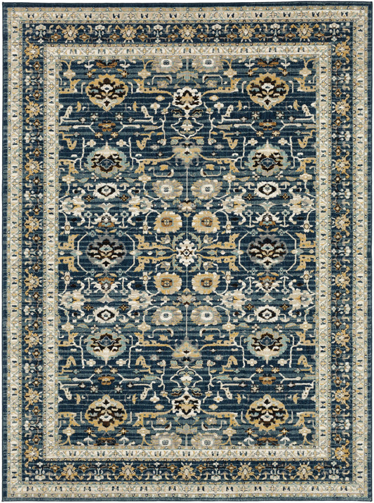 Karastan Zephyr Amphora Majolica Blue