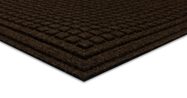 Mohawk Home Waffle Grid Impression Brown 36 in. x 48 in. Recycled Rubber  Indoor/Outdoor Door Mat 756208 - The Home Depot